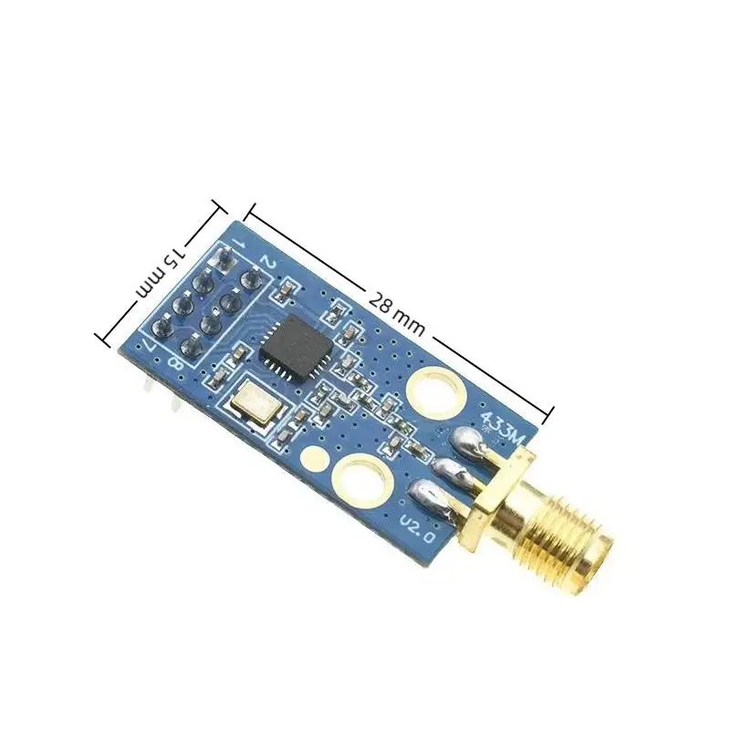CC1101 433MHz Wireless Transceiver Module With SMA Antenna Easy to Integrate for Amateur Radio Enthusiasts
