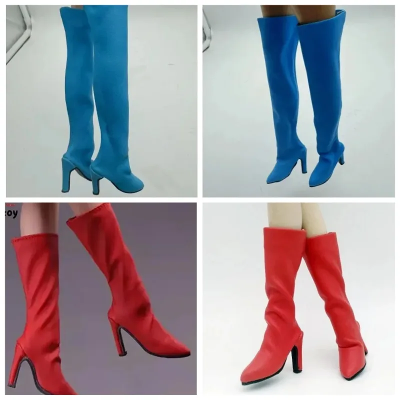 1/6 skala Weibliche Soldat Leder Stiefel High Heels Hohl Schuhe Modell für 12in Action Figur PH JIAOUL Puppen Spielzeug