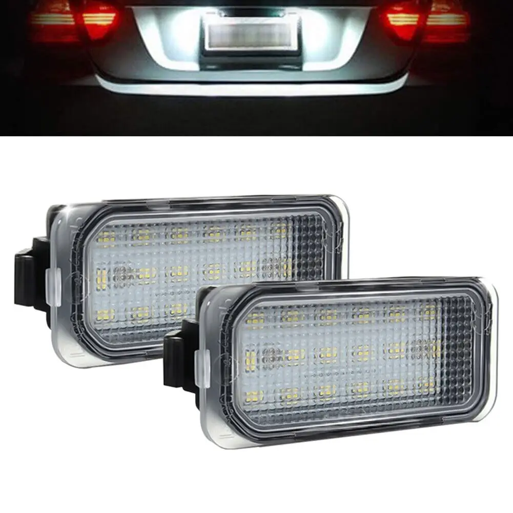 

2pcs Car Lights LED License Number Plate Lights For Ford Fiesta C-Max Focus Mondeo Galaxy S-Max License Number Plate Lights