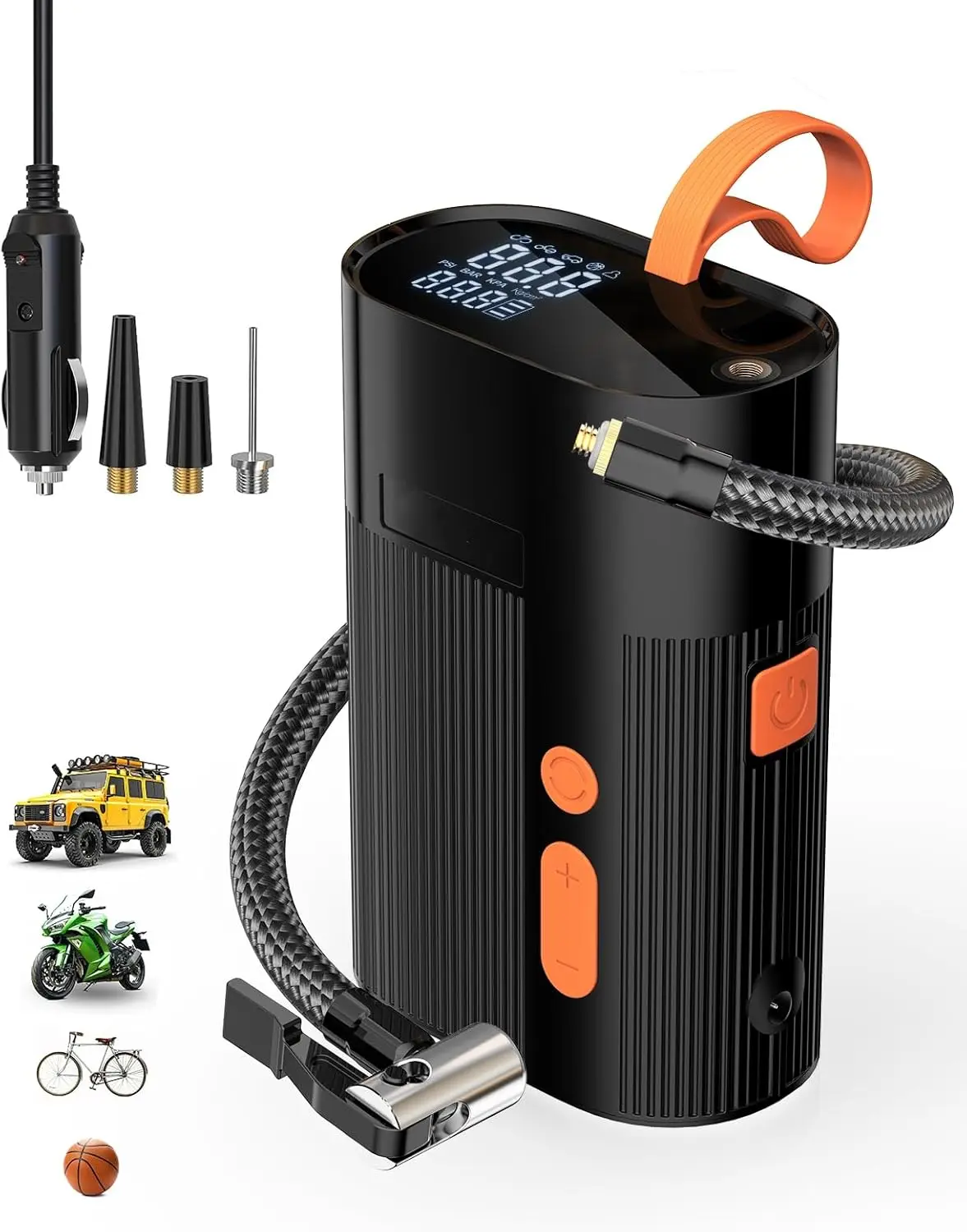 

Tire Inflator Portable Air Compressor, Pump-size Air Compressor