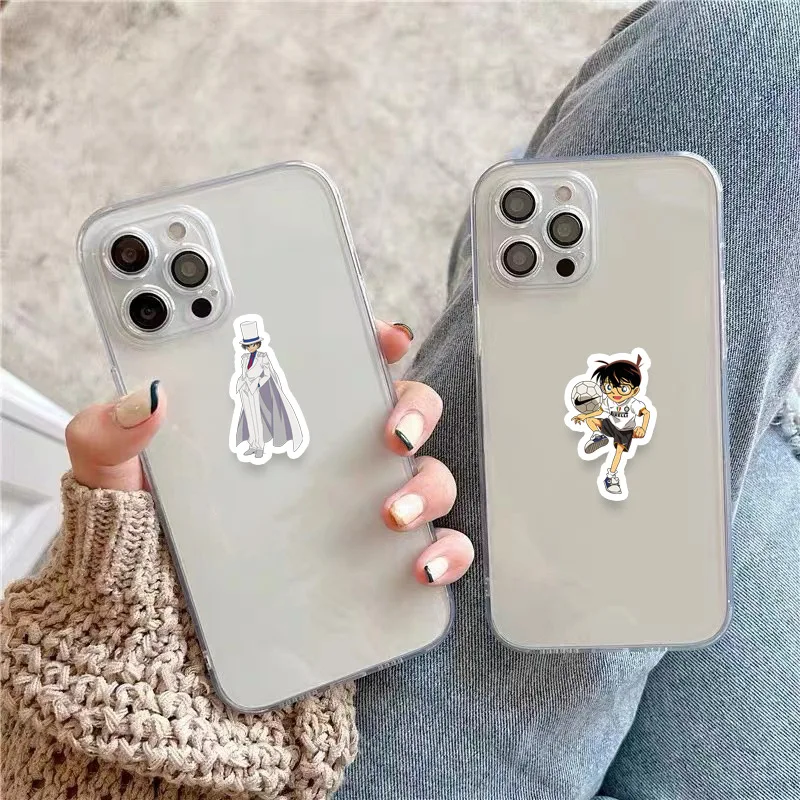 50pcs Detective Conan Cartoon Graffiti Kawaii Sticker Kids Toy Luggage Laptop Phone Case Cartoon Waterproof Decorative Stickers