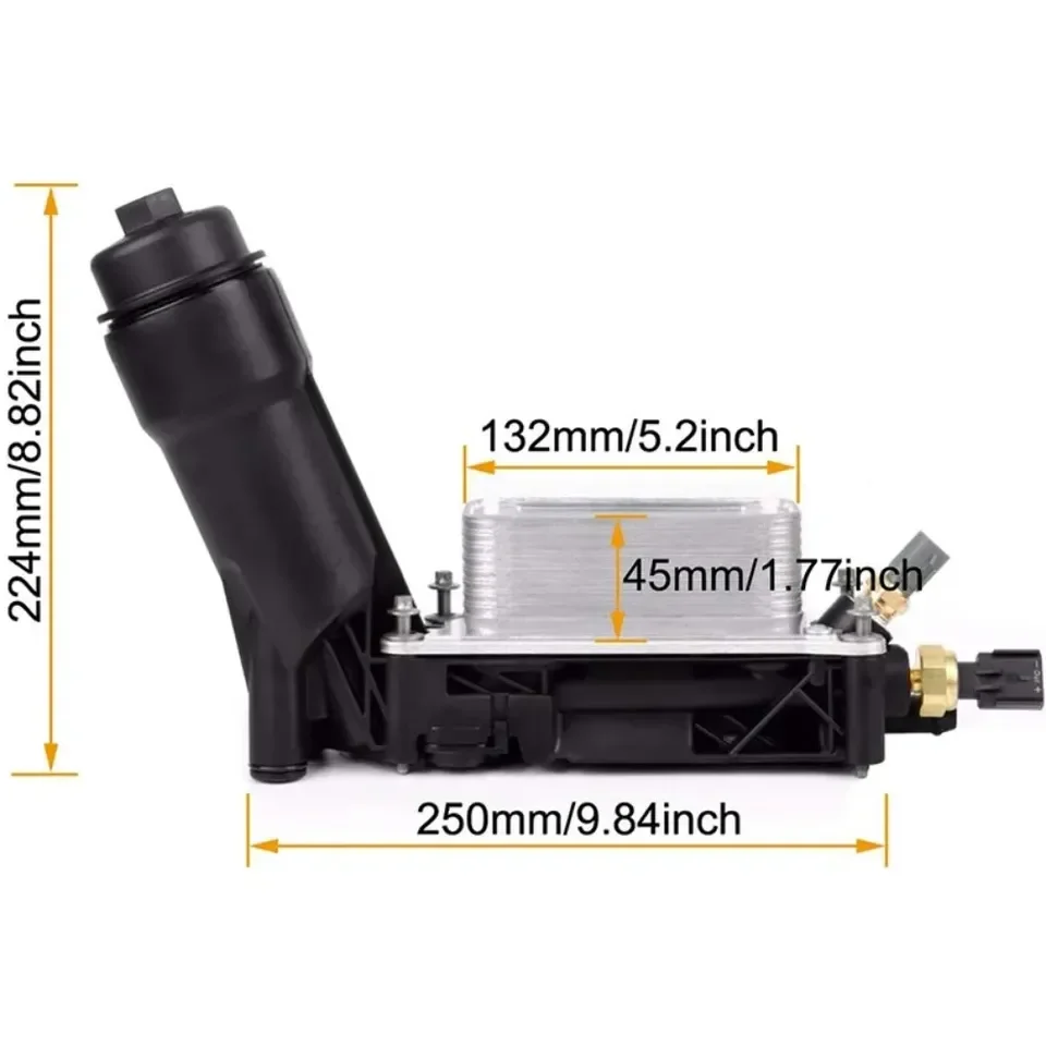 

5184294ae 5184294AD Oil Filter Adapter Housing Engine Oil For Cooler Dodge Jeep Chrysler 3.6L V6 Car Accessories