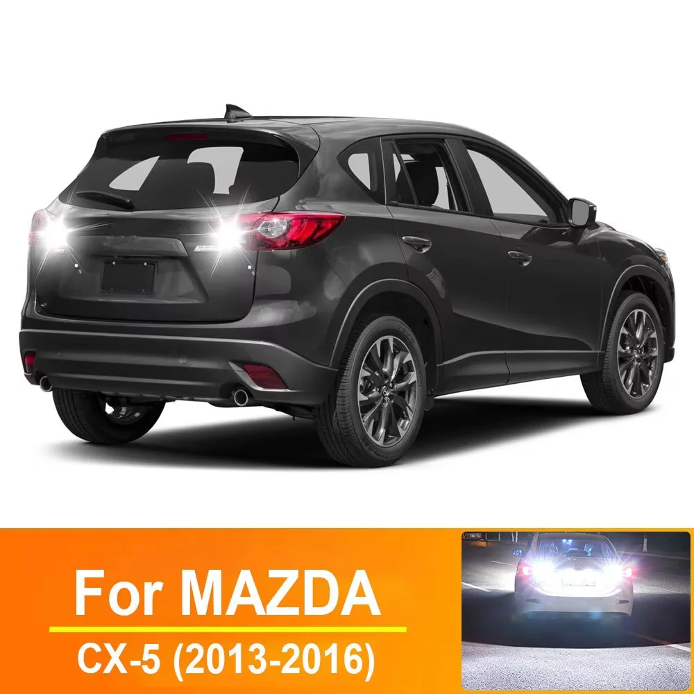 

2Pcs For MAZDA CX 5 CX5 2013 2014 2015 2016 LED Exterior Reverse Lamp Bulb Backup Back Up Light Canbus No Error