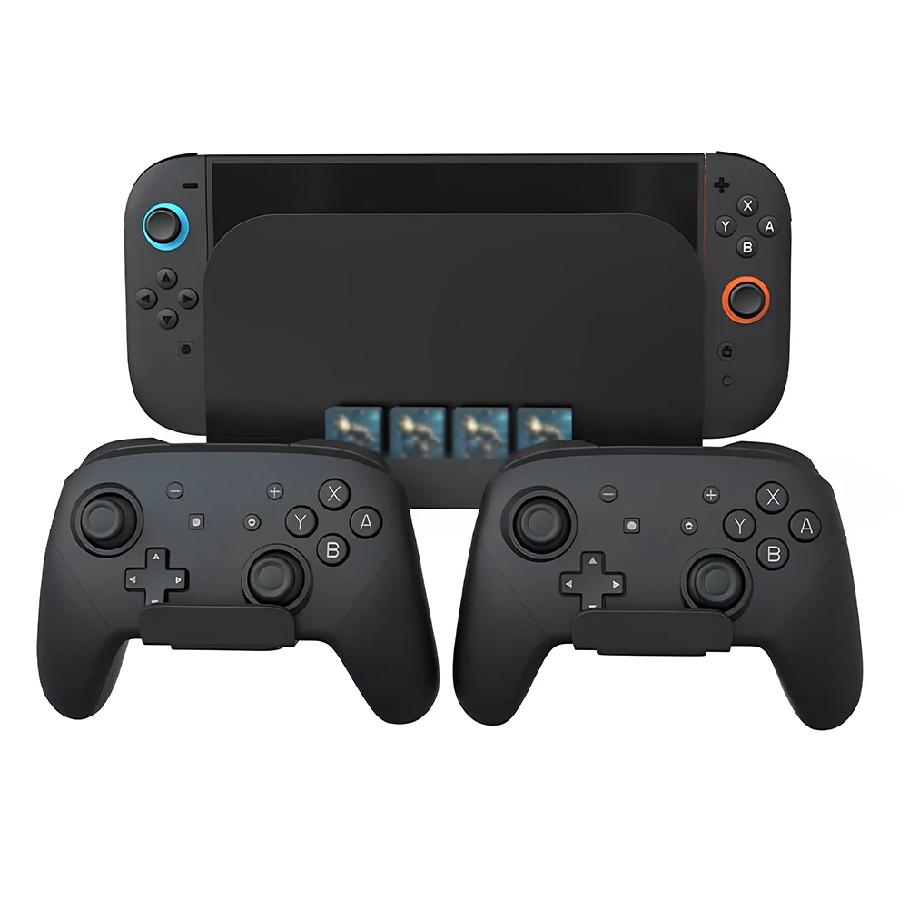 Metal Wall Bracket with Controller Hook Console Holder Stand Storage Organizer for Nintendo Switch2 Accessories