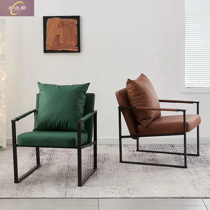 

Итальянское кресло PYJ в скандинавском стиле, легкое и роскошное, из кованого железа, простое, для отдыха, для гостиной.