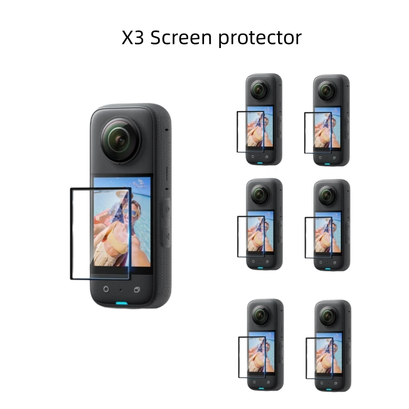1 шт. Защитная пленка для панорамной камеры Insta360 X3, защитная пленка от царапин для Insta360 One, аксессуары для экшн-камеры
