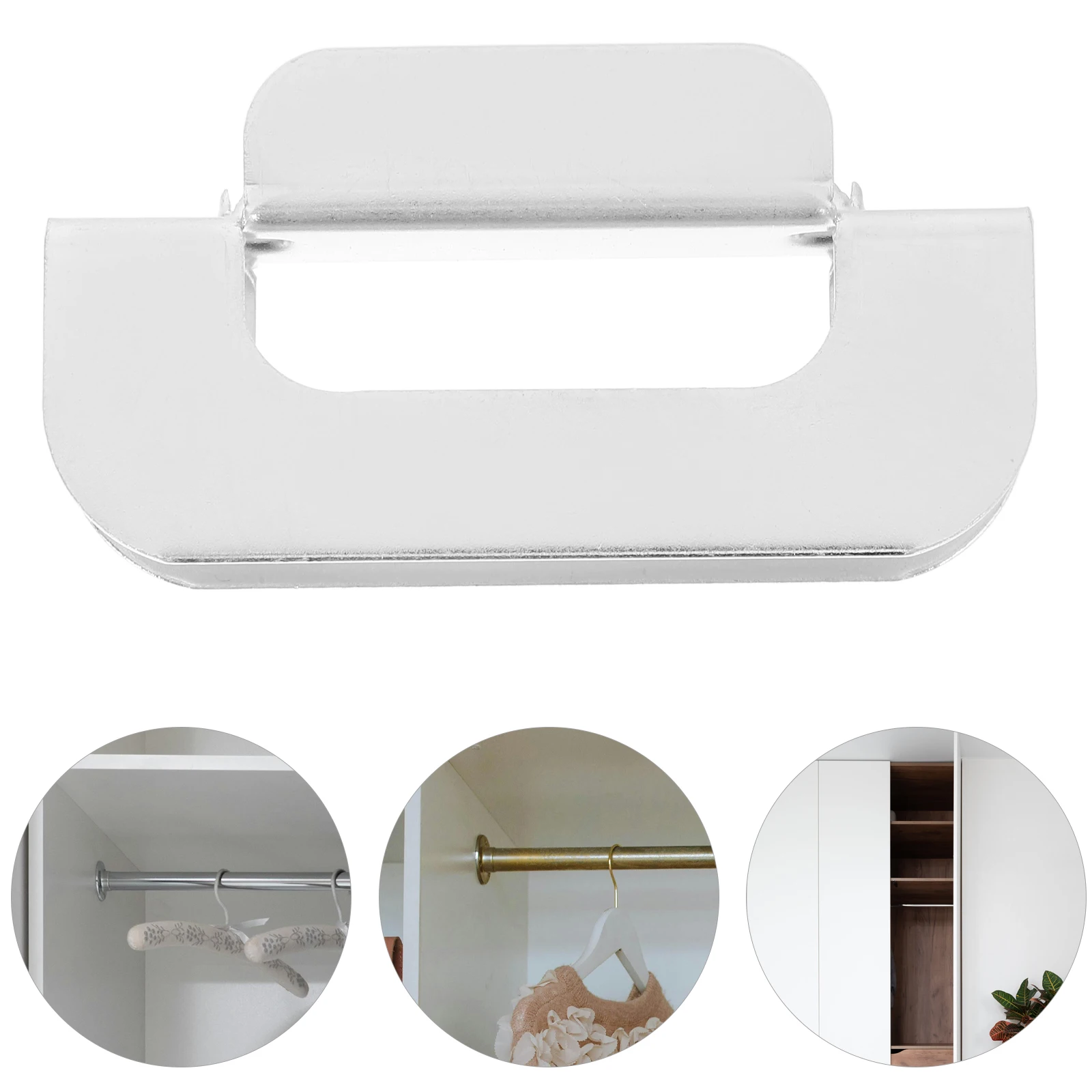 

6 Pcs H Slot Wooden Board Plywood Support Brackets Brackets Heavy Duty Iron Plywood Shelf Support Mounting Clips Hardware