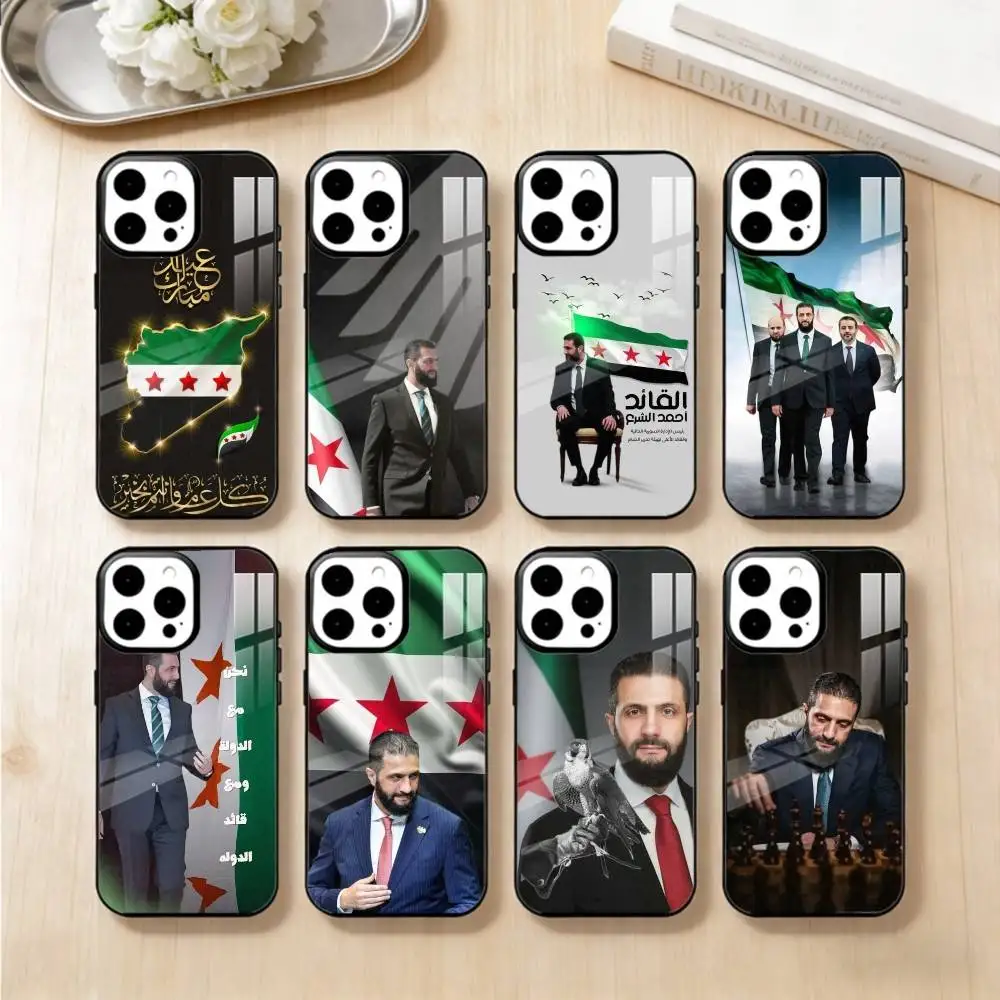 

Ahmed al-Sharaa Syrian Syria Flag Phone Case For iPhone 14,16,15,13,17,12,Plus,Pro,Max Magnetic For Magsafe Frosted Cover