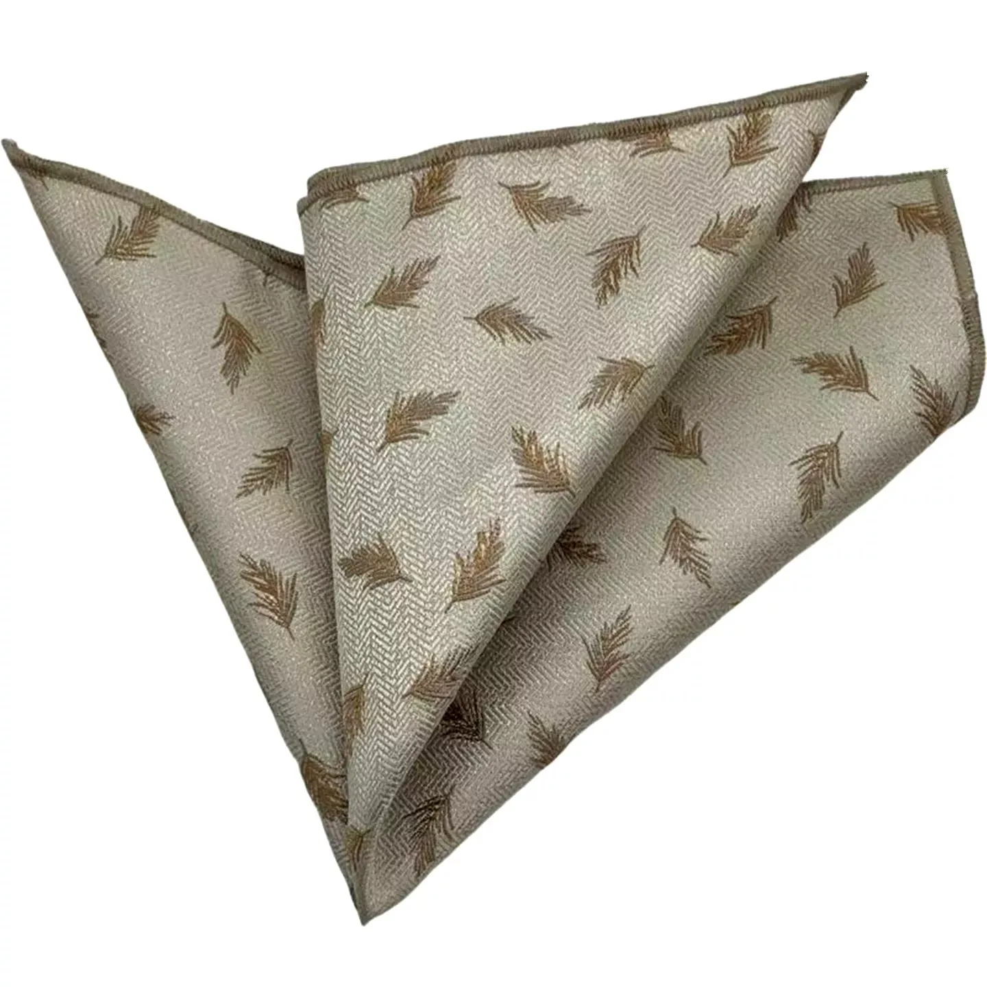 2025 nuevo pañuelo de bolsillo con estampado Floral para hombre, pañuelo Formal suave y sedoso, accesorios para traje de boda, pañuelo amarillo marrón a la moda