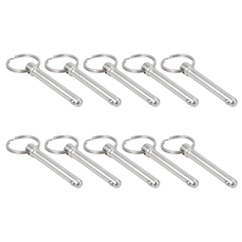 

10Pieces Carbon Steel Quick Releases Locking Pin BallHead 8x60mm