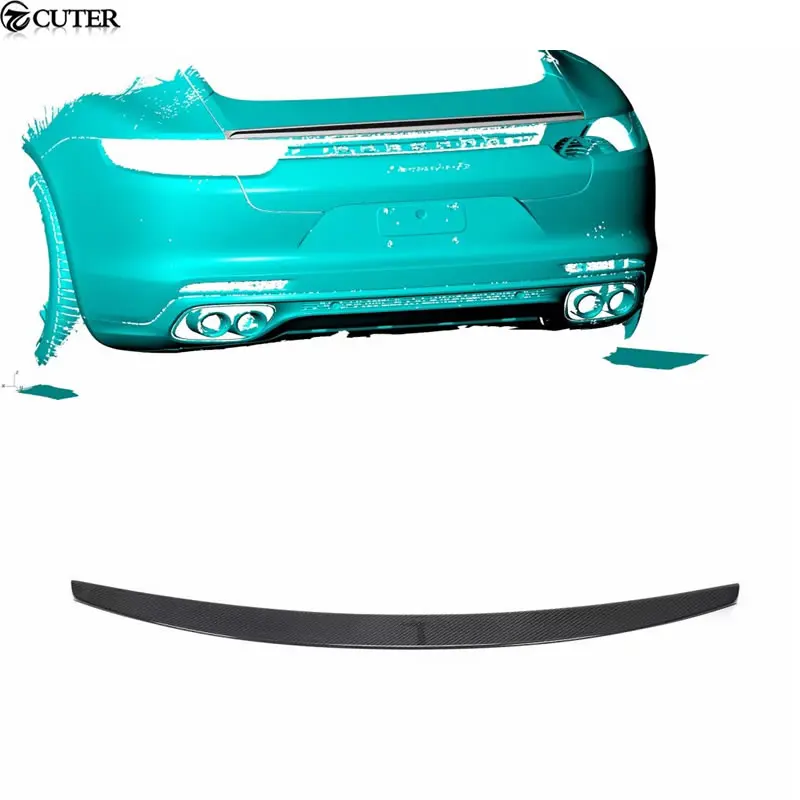 971 Dry Carbon Fiber Rear Spoiler Wings for Porsche Panamera 971 Car styling