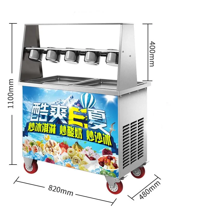 

Icecream/ice Cream Cold Plate for Ice Cream Roll Making High Efficiency Low Cost and High Profits Fried