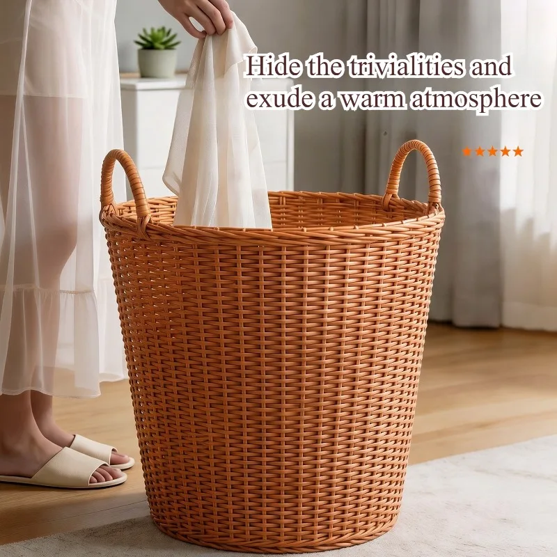 Dirty clothes basket Household high-value light luxury Dirty clothes storage basket Large capacity Dirty clothes basket