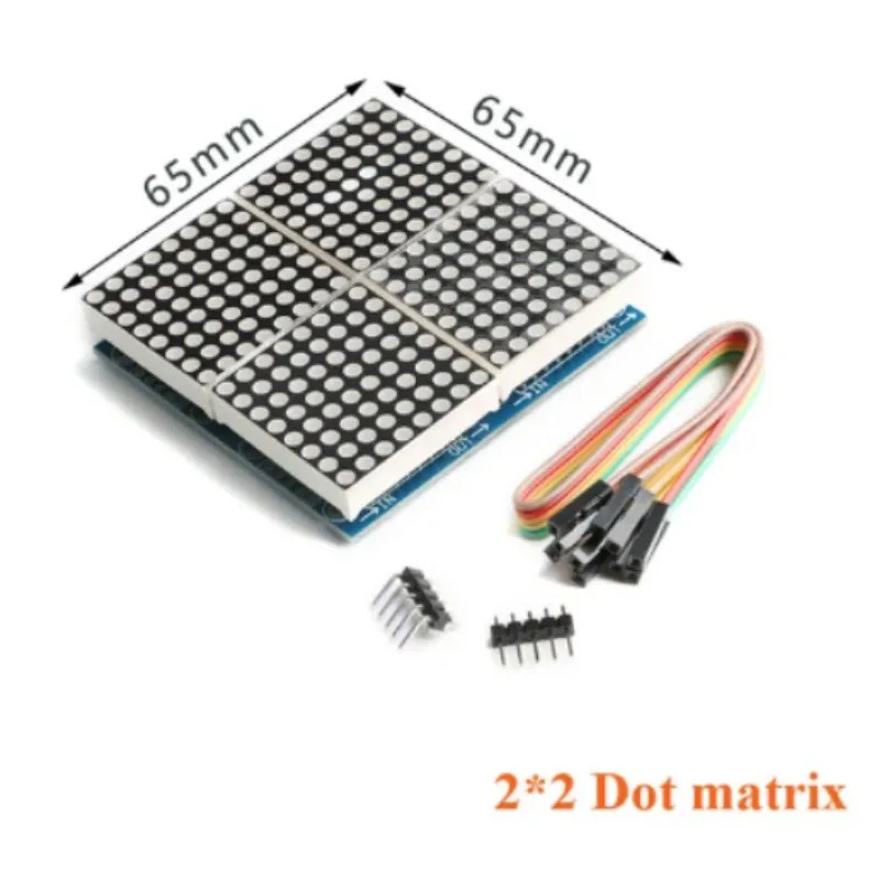 MAX7219 8*8 Dot Matrix LED Display Module 8/4/2 in one Digital Tube Microcontroller Control Board For Arduino DIY KIT