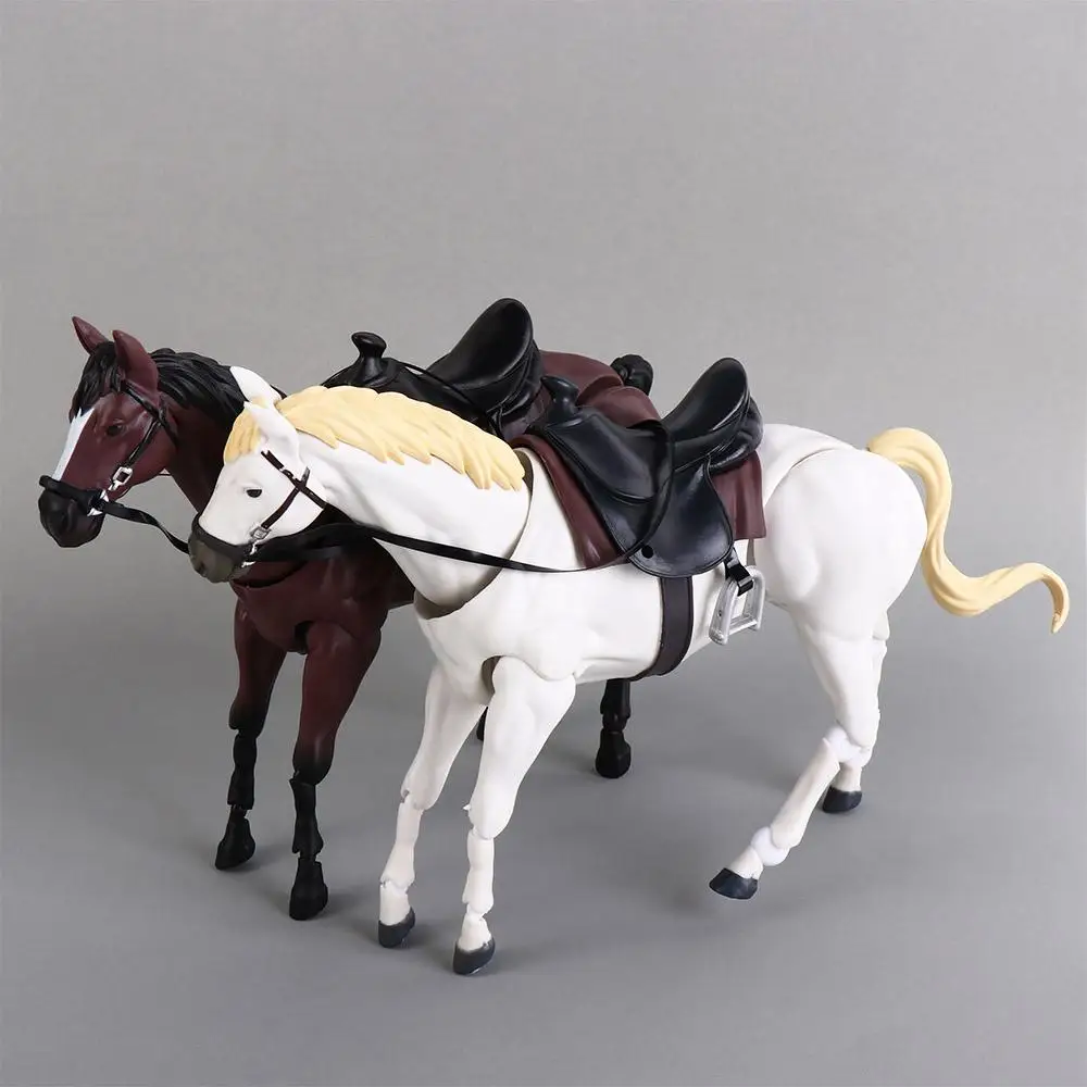 PVC Horse Ferrite Action Figure Multi-Jointed Movable Horse Artist Painting Model Collectible Educational Toys