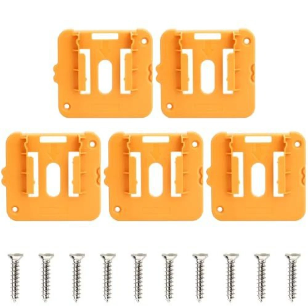 

1/2pcs Battery Base Fixing Hanger Suitable for Dewalt 20V 60V DCB200 Battery Base Brackets Wall Mount Battery Dock Tool Parts