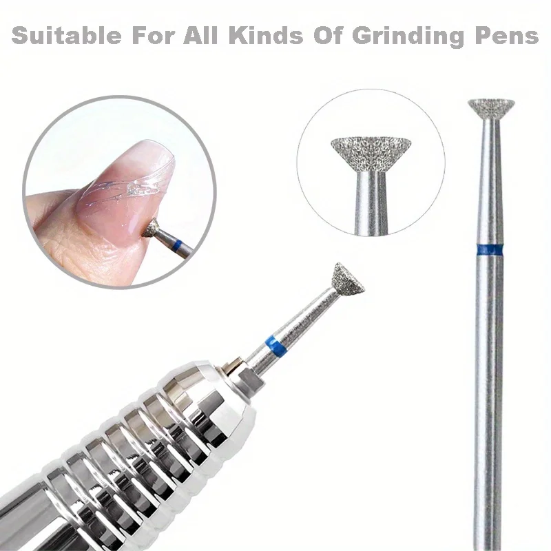 1PC Precision Carbide Nail Drill Bit For Manicure Pedicure Electric Machine Accessory Burr Tool