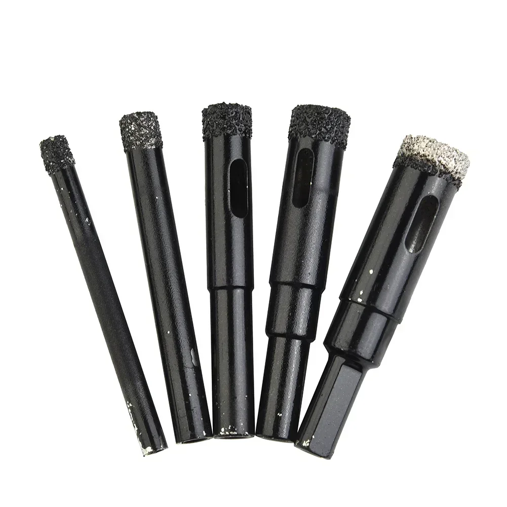 

6MM 8MM 10MM 12MM 14MM Diamond Coated Drill Bit Tile Marble Glass Ceramic Hole Saw Dry Drill Diamond Core Bit Meal Drilling