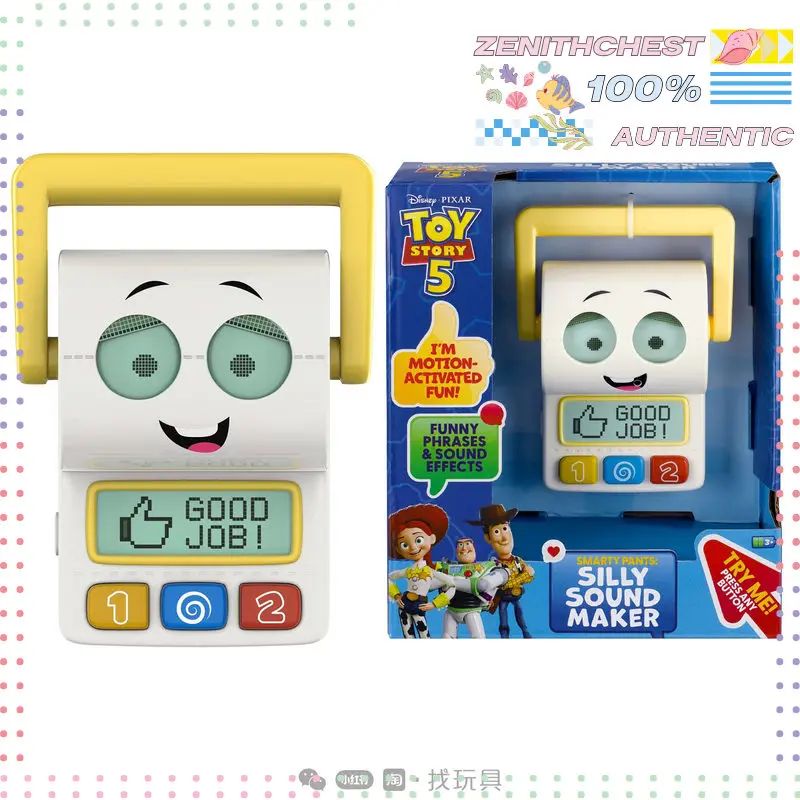 

Disney Pixar Toy Story 5 Smarty Pants Figure Voice Feature Digital Camera Voice-Changing Microphone Interactive Collectible