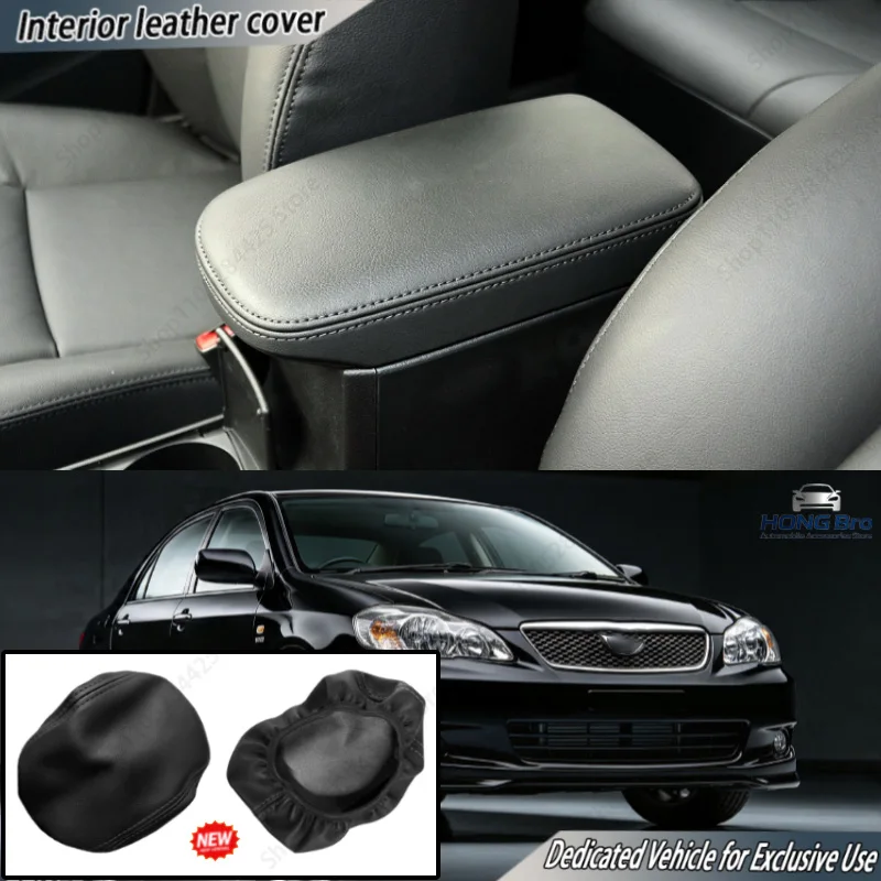 Suitable for Toyota Corolla 07-13 Armrest Box Leather Cover Without Disassembly, Direct Installation and Refurbishment
