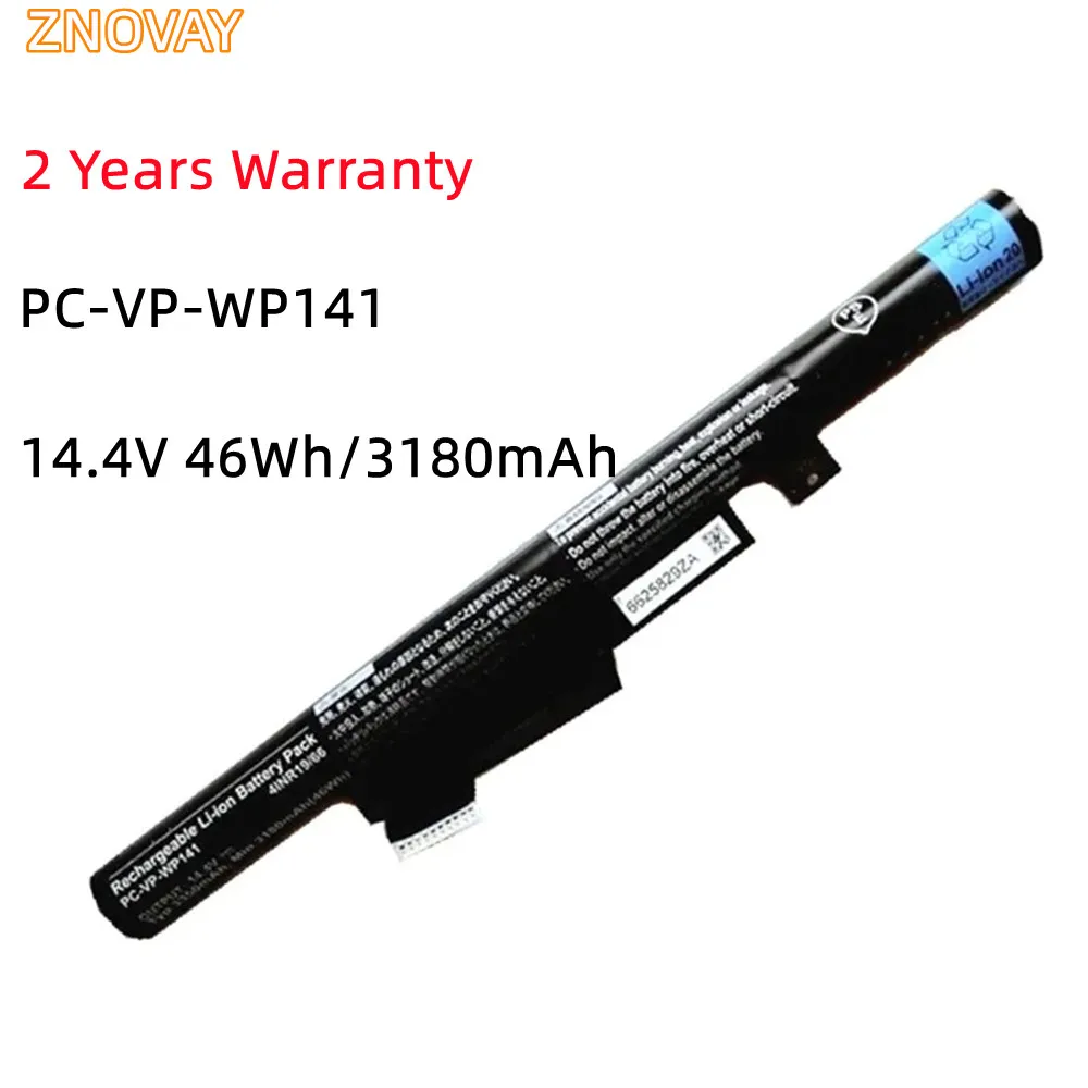 

ZNOVAY Laptop Battery PC-VP-WP141 PC-VP-WP148 14.4V/46Wh/3180mAh For PC-NS700FAR NS750/C NS750​ Notebook