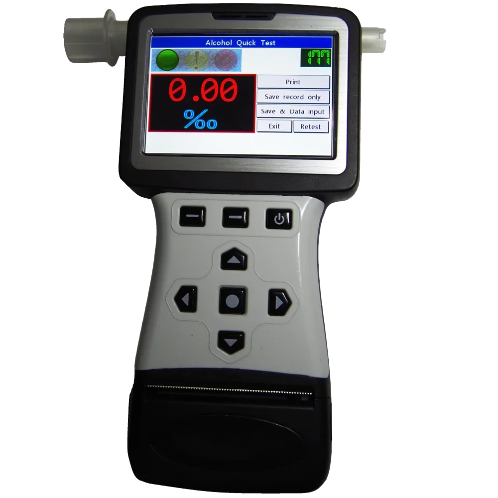 

Professional Alcohol Tester FiT240 ips breathalyzer with capacitive touch panel, alcohol tester with printer