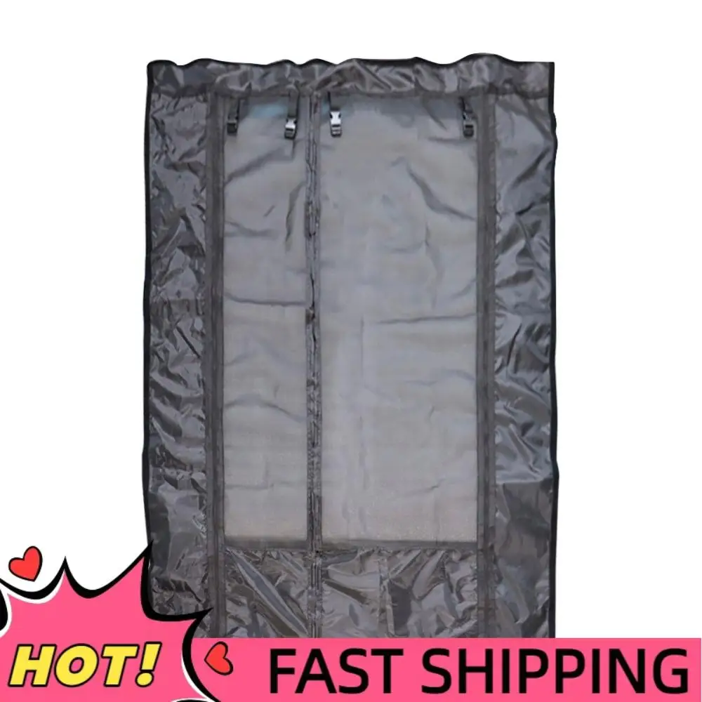 

Магнитная дверная занавеска для каравана с застежкой-молнией, дышащая занавеска от насекомых и комаров для кемпера, задняя раздвижная дверь