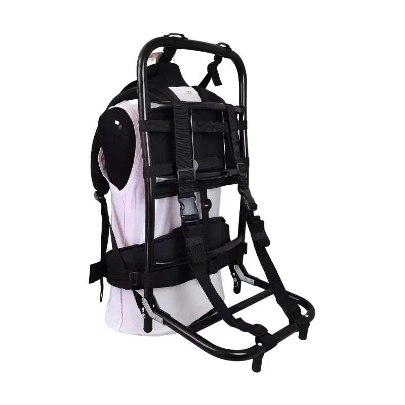 LT231081 Aluminum Alloy Backpack Frame Outdoor Load‑Bearing Backpack Support Frame With Shoulder Straps