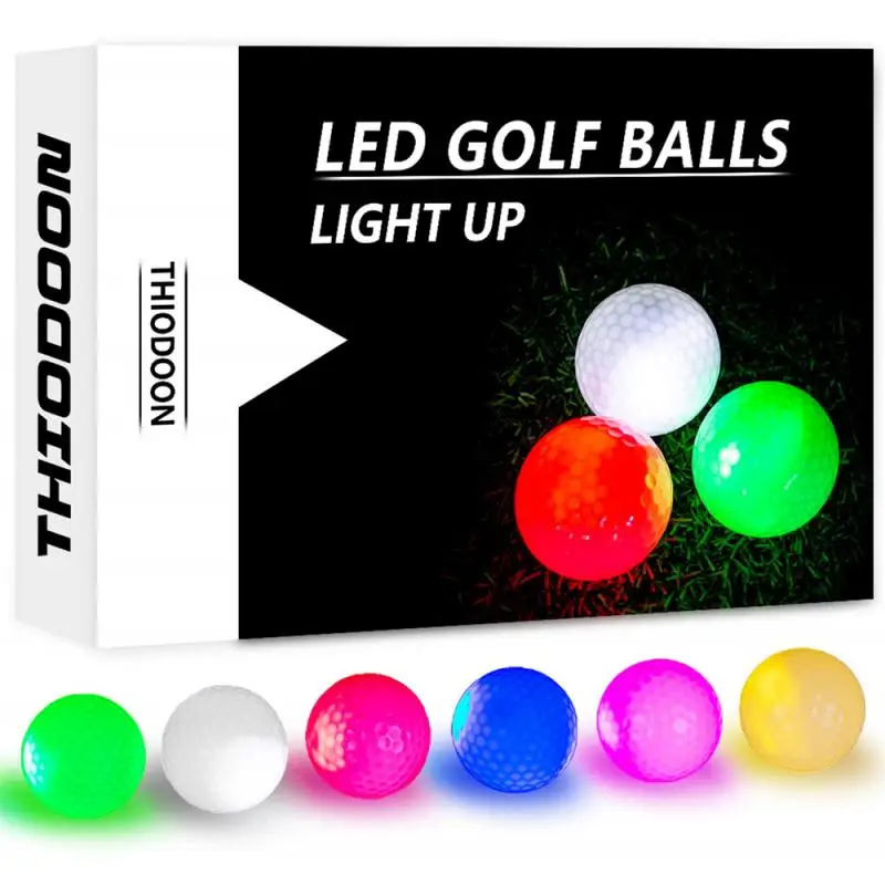 LED Golf Golf Steady Bright Golf Golf Flash Ball Luminous Ball Contains Sarin Material, Which Has Strong Resistance To Beating