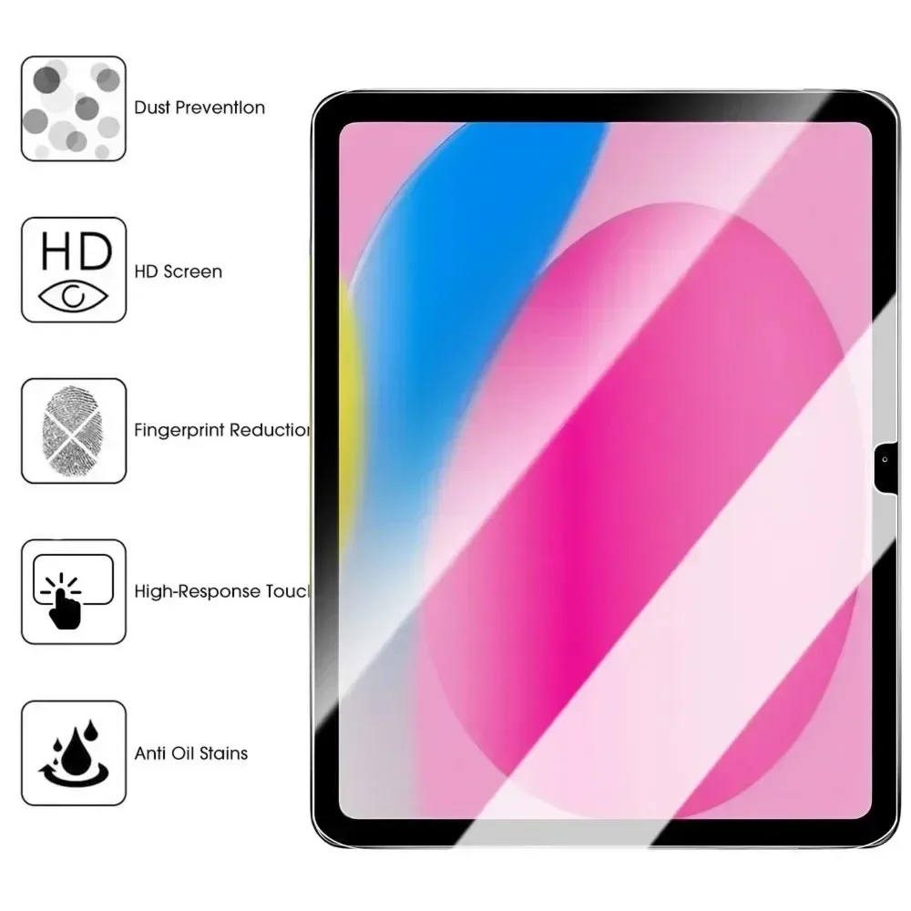 iPad 11th A16 2025用強化ガラススクリーンプロテクター、自動位置合わせインストールキット付き、iPad Air6 Air 11/13インチフィルム対応