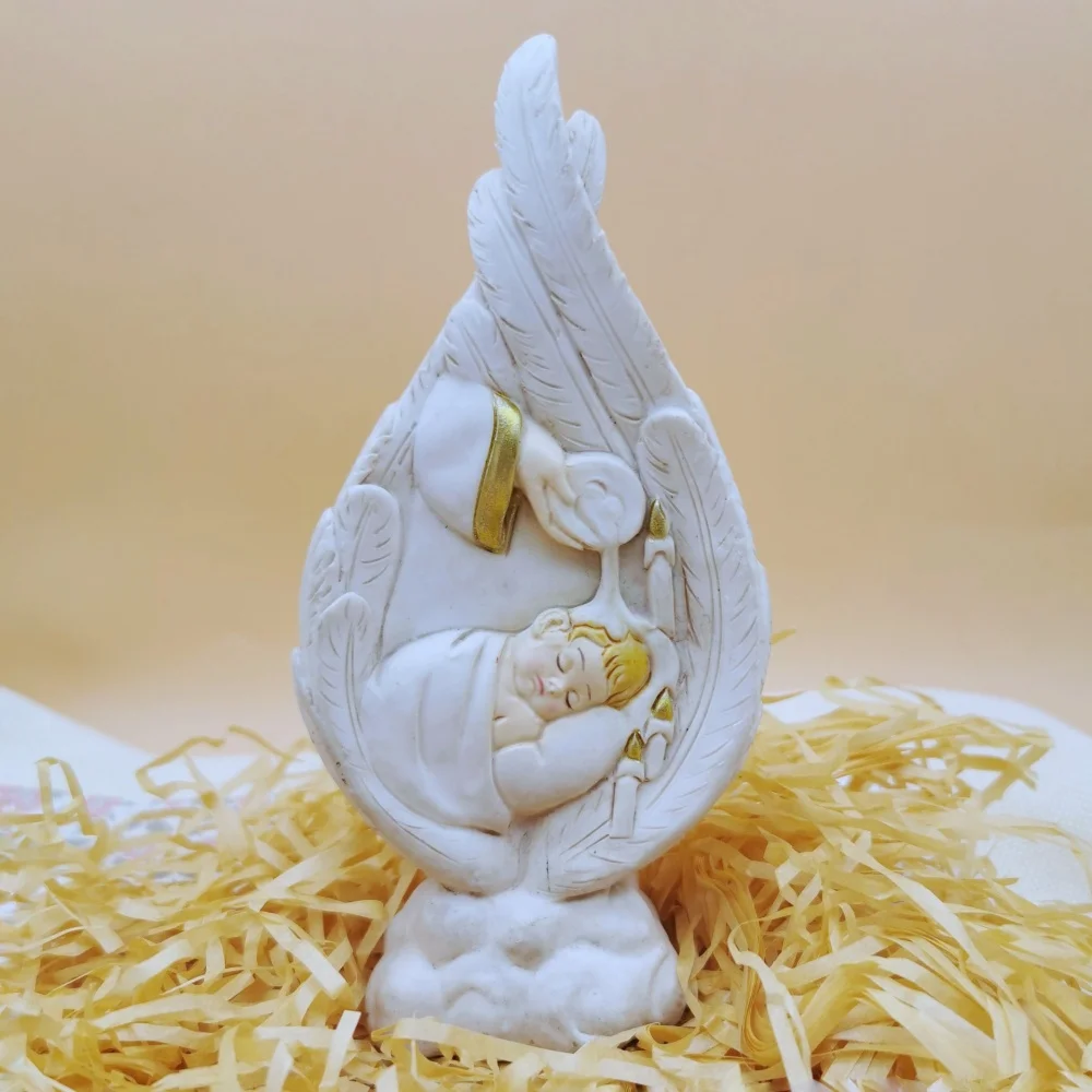 Religious Resin Decor Handcrafted Nativity Scene Figurine Christmas Decoration Figurine Meaningful Holy Family Statue For Living