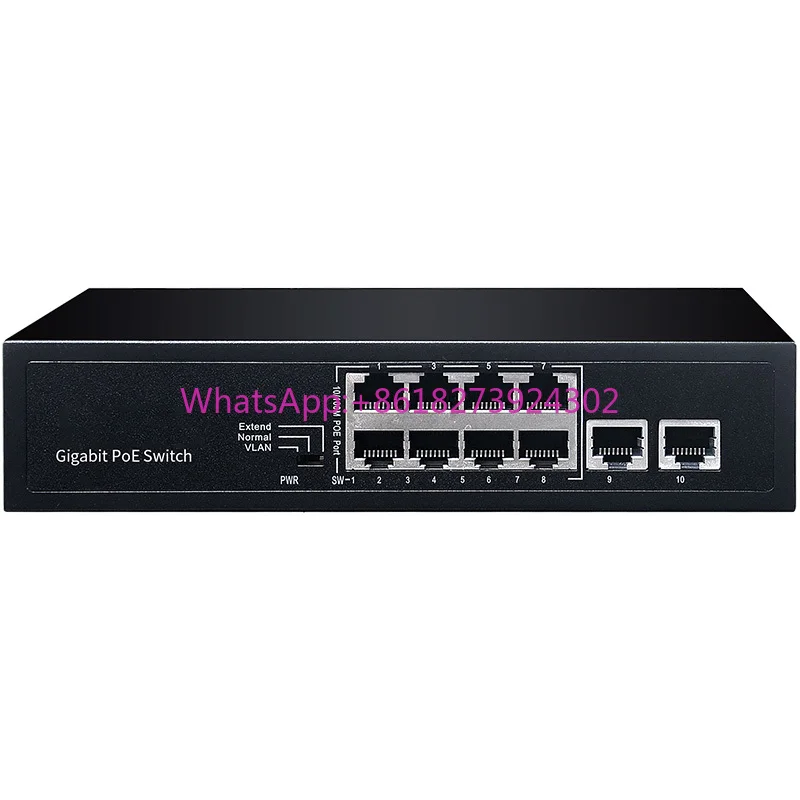 Commutateur Ethernet d'alimentation POE Gigabit COMFAST à 8 ports commutateur POE d'entreprise monté en rack