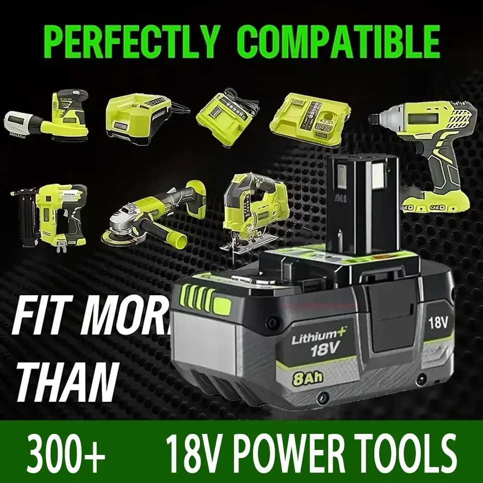 

100% Оригинальный аккумулятор RYOBI 18V One+ Li-ion с высокой емкостью P108 P104 P107 RB18L50 RB18L20 для электроинструментов