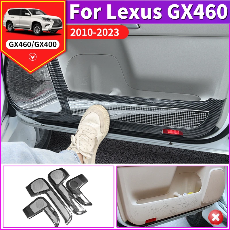 Car Door Scratch Resistant Speaker Protective Cover For 2010-2022 Lexus GX460 GX 460 Interior Modification Accessories 2021 2020