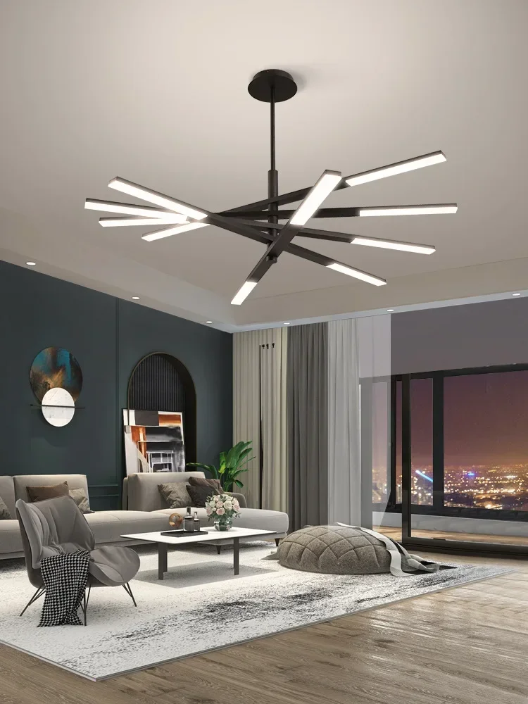 

Iron Chandelier, Simple, Modern and Atmospheric, Home Living Room Lamp, Nordic Style, Dining Room, Bedroom Lighting