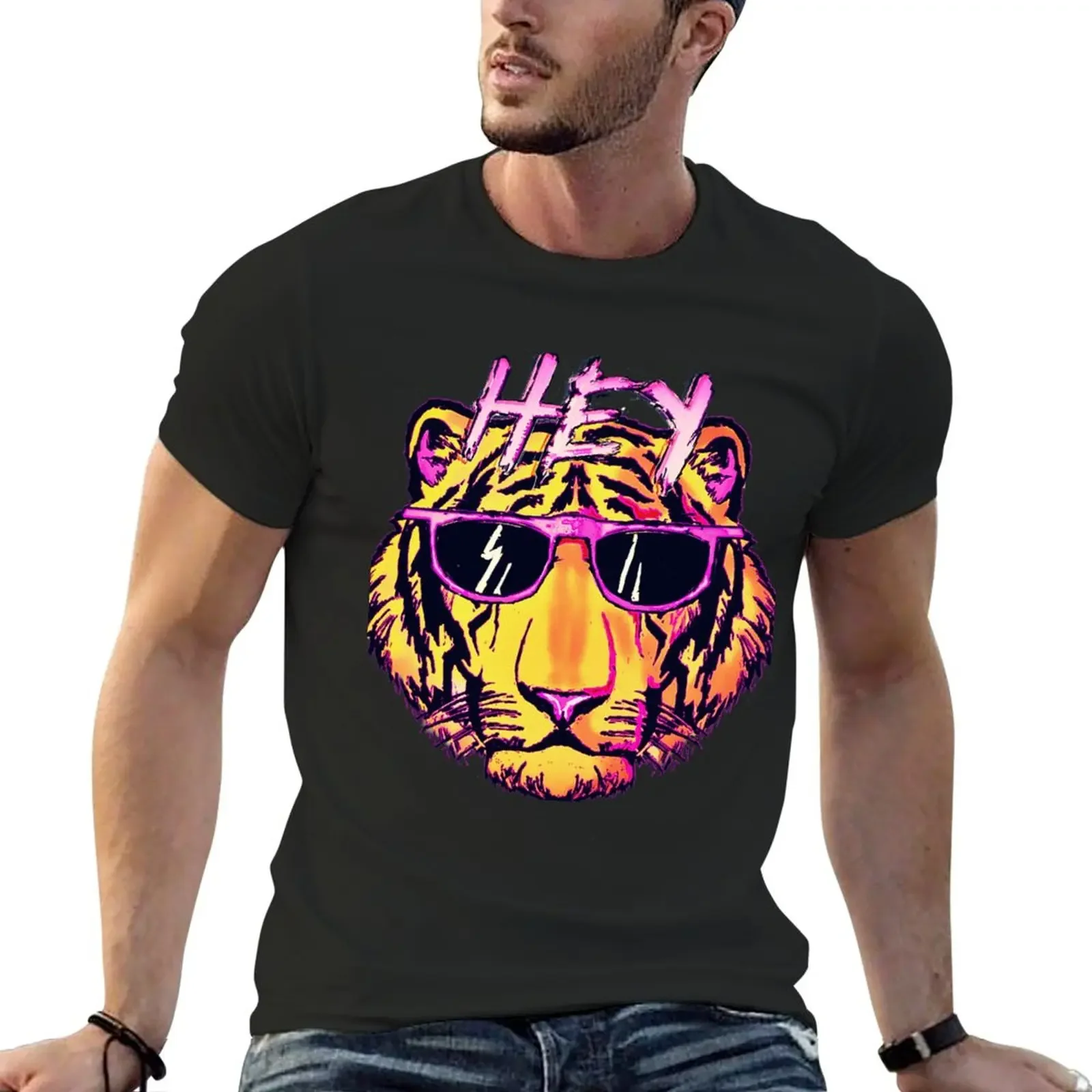 Hey, Tiger! T-Shirt heavyweights oversizeds mens tall t shirts