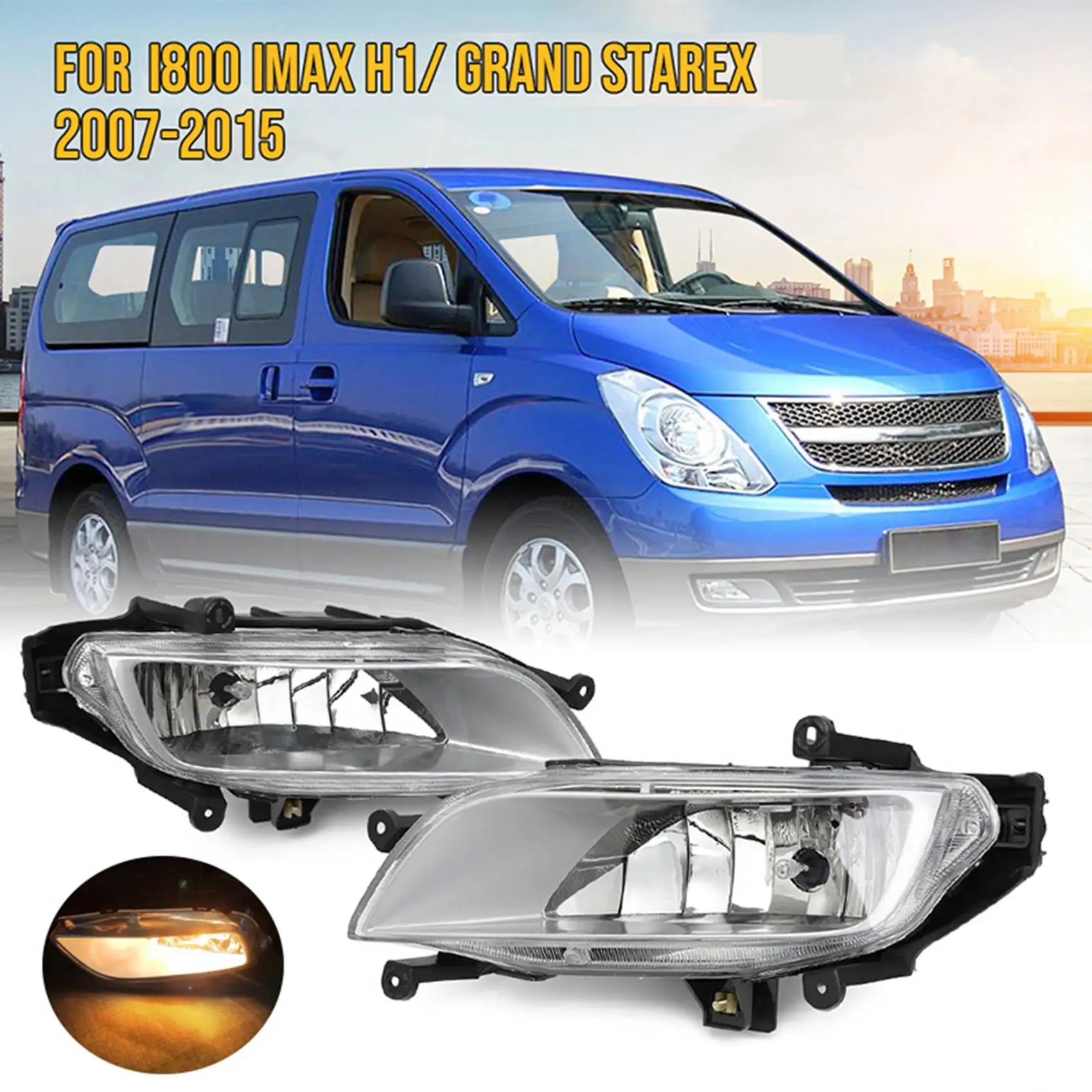 Left Front Bumper Fog Lamp Driving Foglight for Hyundai I800 IMAX H1 Grand Starex 2007-2015