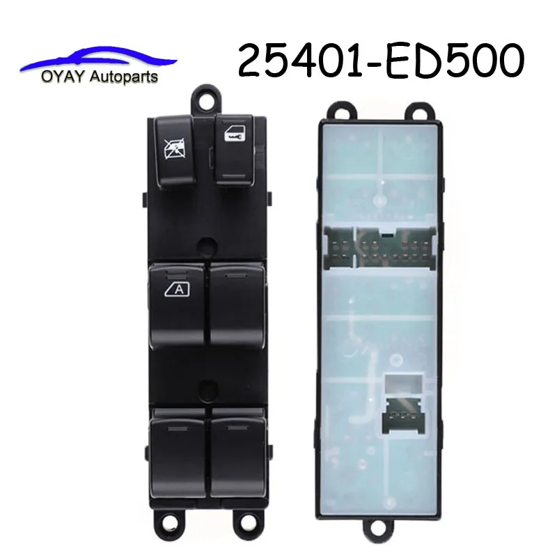 

25401-ED500 New Front Left Power Window Switch Glass elevator Switch For Nissan Versa S SL Tiida C11X SC11X 25401ED500