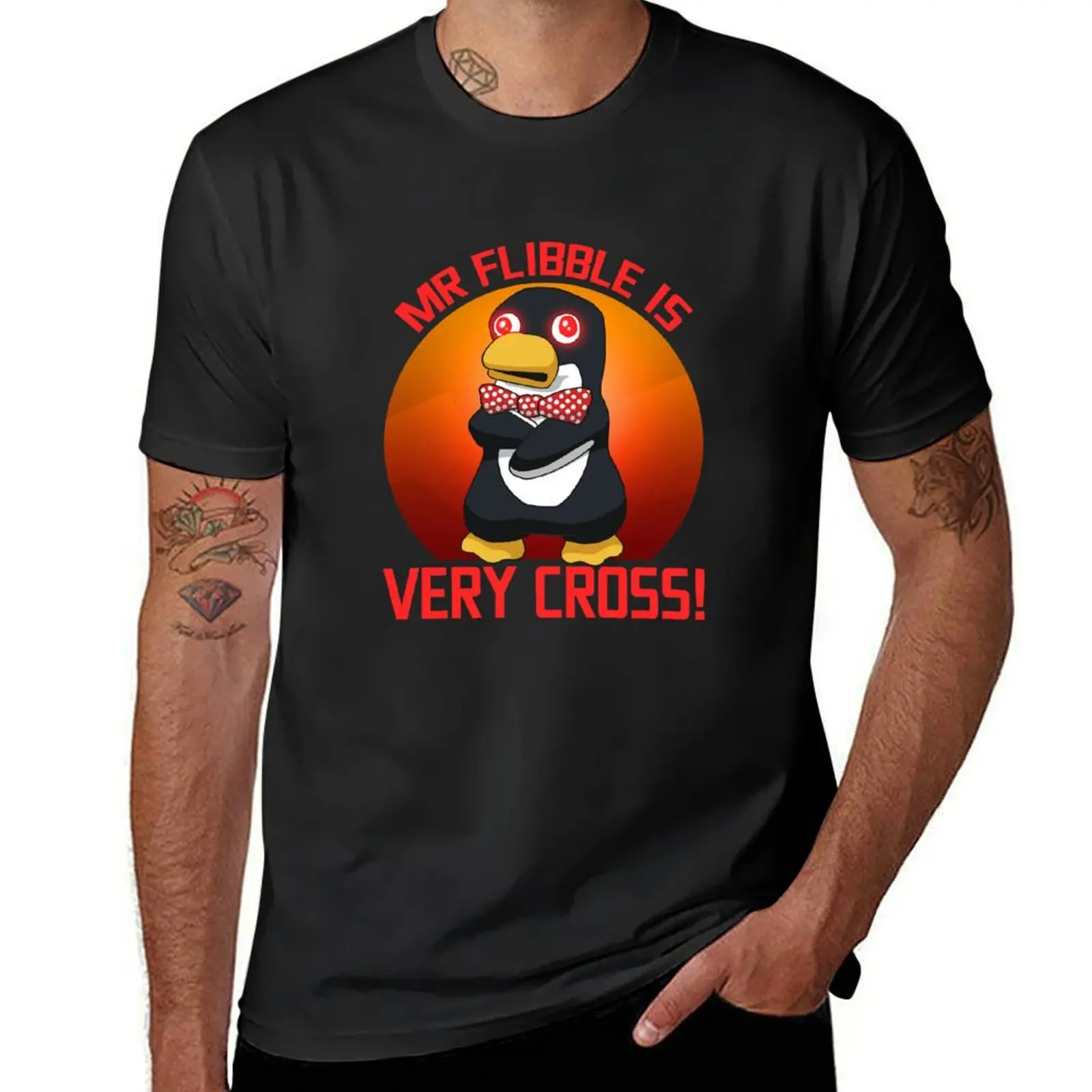 

Mr Flibble Is Very Cross T-Shirt summer tops blacks shirts graphic tees vintage men clothes