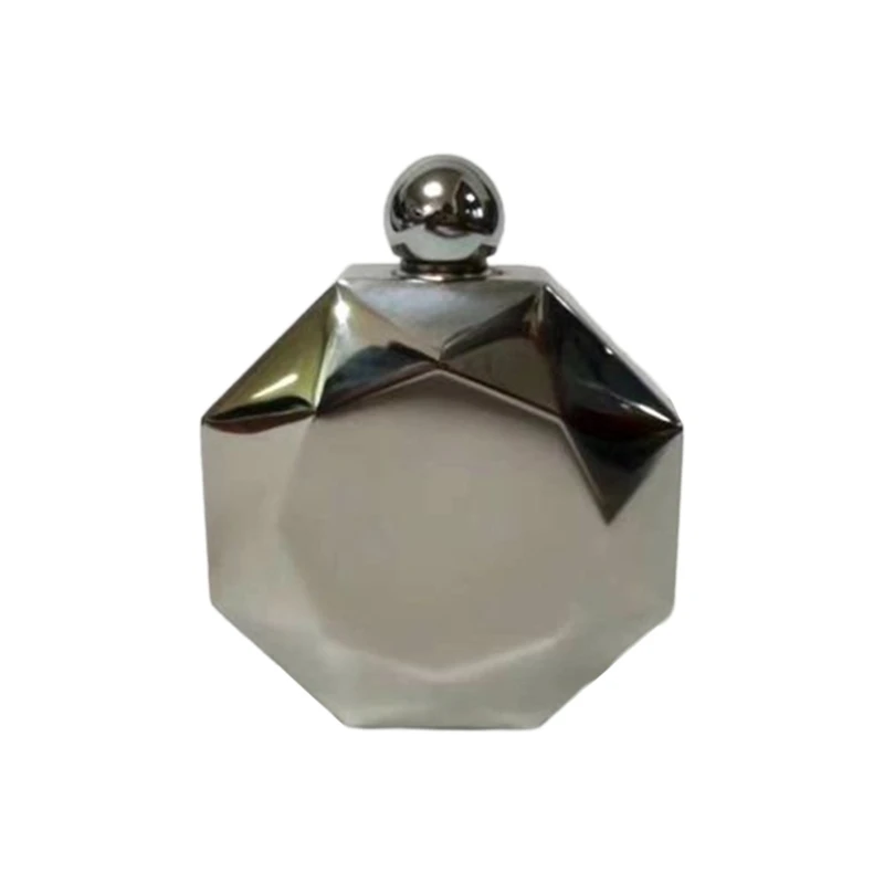 

Octagonal Round Wine Flasks Stainsless Steels Whiskeys Pots Portable Drink Bottle T21C