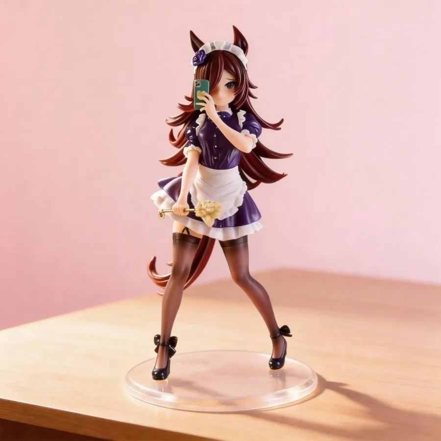 

Anime Uma Musume Pretty Derby Mihata Figure 25cm Collectible Model Toy for Fans Decoration