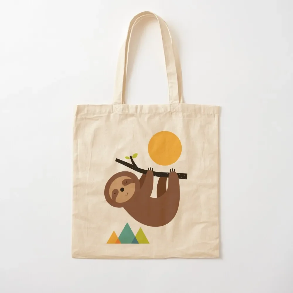 

Keep Calm And Live Slow Tote Bag Big bag women supermarket folding bag