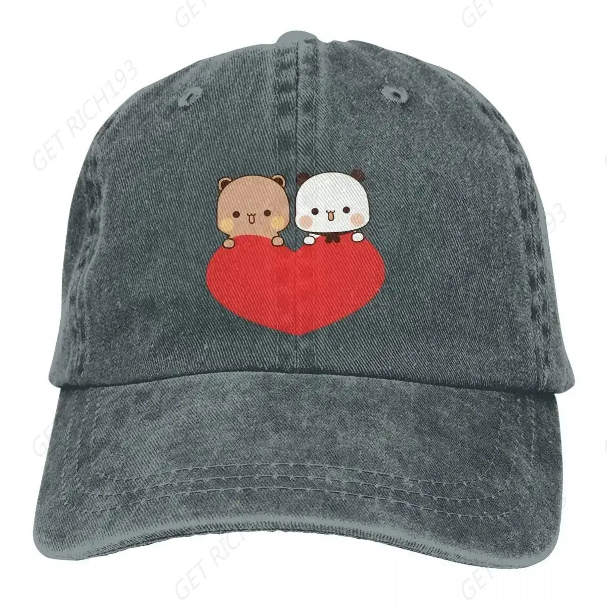 

Cute Panda Y2k Cap Sun Visor Cute Hip Hop Caps Milk And Mocha Bubu Dudu Cowboy Hat Peaked Hats