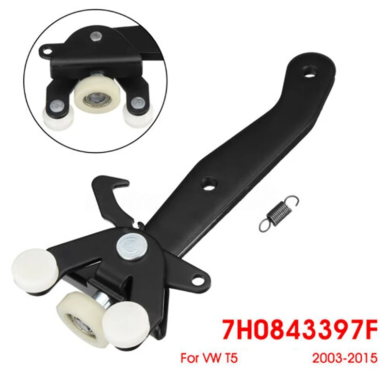 

Stable-For Transporter T5 Sliding Door Roller Guide Hinge Bottom Left 7H0843397 AA