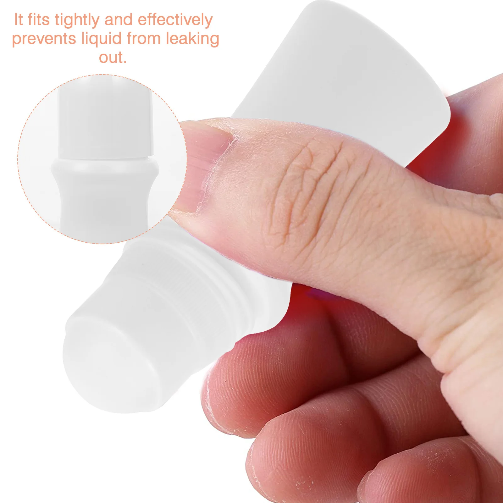 

10Pcs Lightweight Pe Refillable Roll-on Bottles Empty Perfume Essential Oils Portable Travel Bottles Refillable Roll-on Bottle