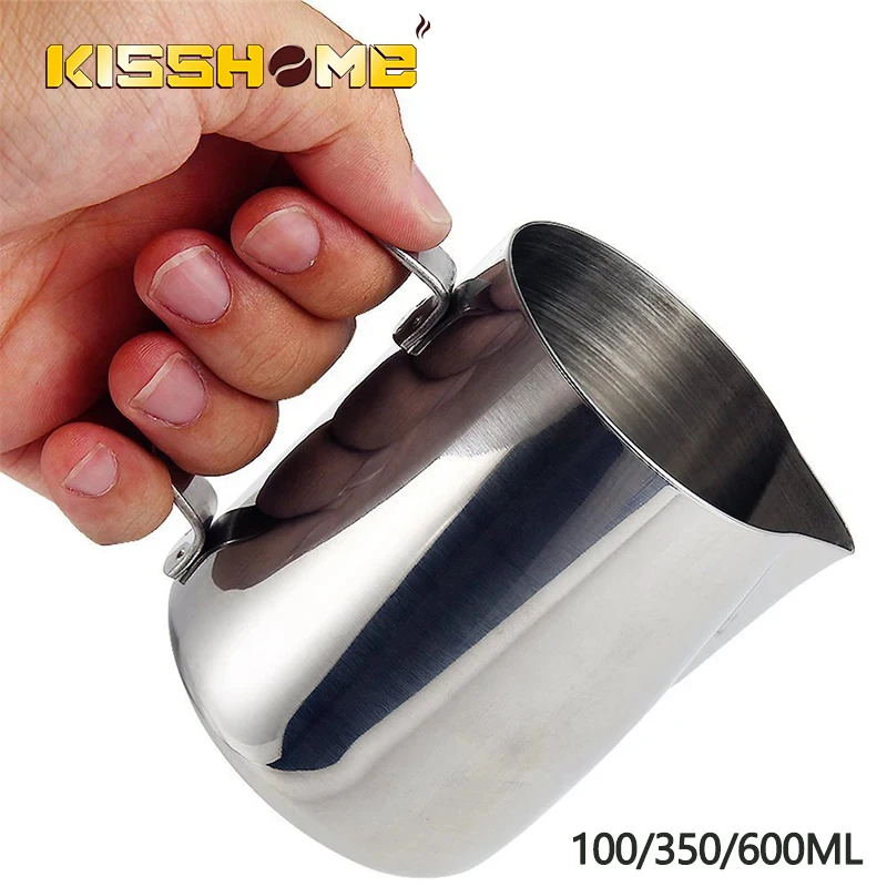 Coffee Milk Frothing Pitcher Stainless Steel Espresso Steaming Barista Latte Frother Cup Cappuccino Milk Jug Cream Froth Pitcher