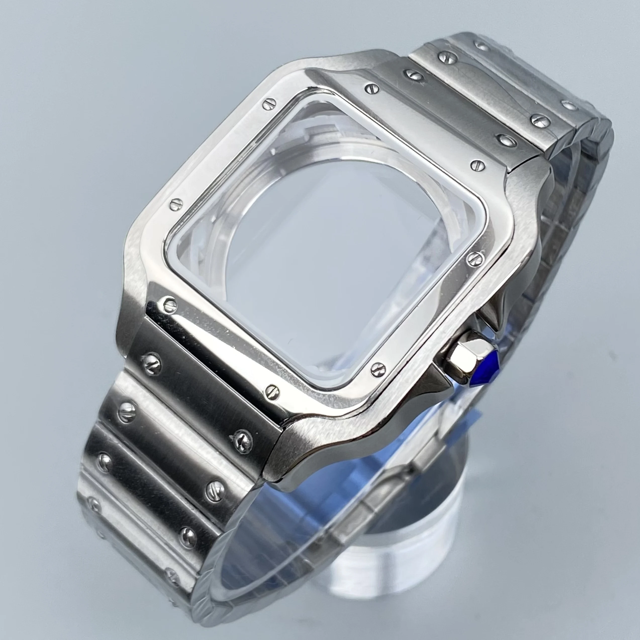 38mm NH35/NH36 Watch Case Square 316L Stainless Steel Waterproof Suitable For NH35/NH36 Case Seiko Mod Accessories