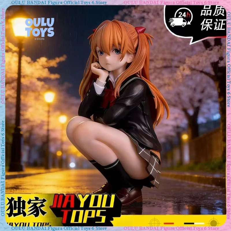 

Premium Edition Squatting Asuka: Neon Genesis Evangelion Anime Figure & Designer Toy Collectible Model Gift collect , appreciate