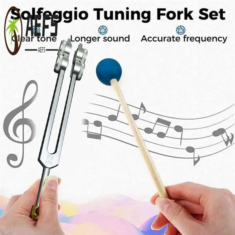 

AEF5-Tuning Fork Set,With Base Screws For Healing Chakra,Sound Therapy, Keep Body, Mind, Spirit In Perfect Harmony