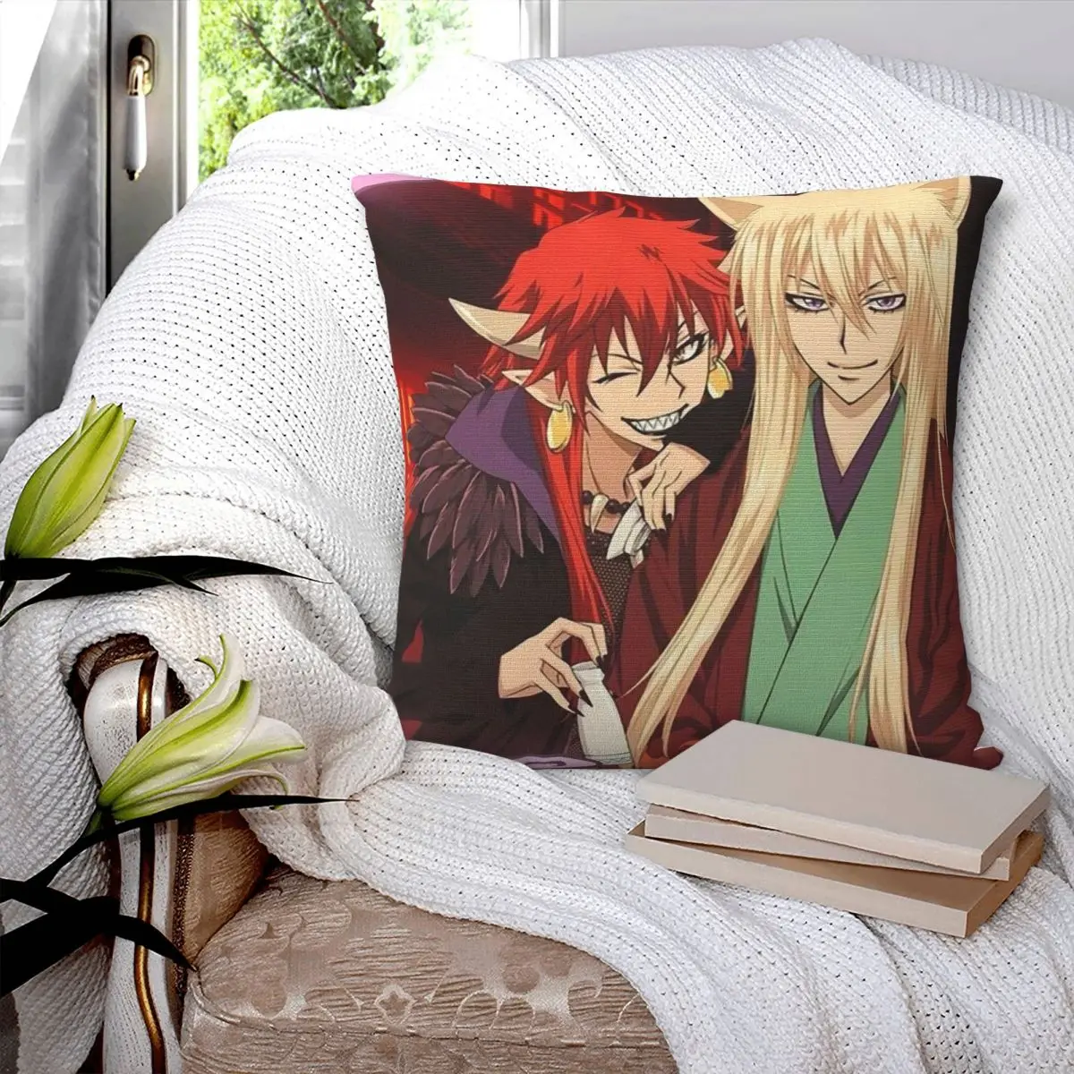 Anime Kamisama Kiss Square Pillowcase Cushion Cover Pillow Case Throw Pillow Cover for Home Sofa Living Room